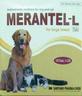 Merantel-L là loại thuốc tẩy giun dành cho mèo.